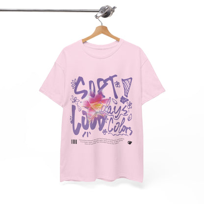 "Soft Days, Loud Colors" Spring Cotton Tee