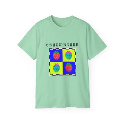 Camiseta de Ajedrez de Fresa, Edición Frutas 