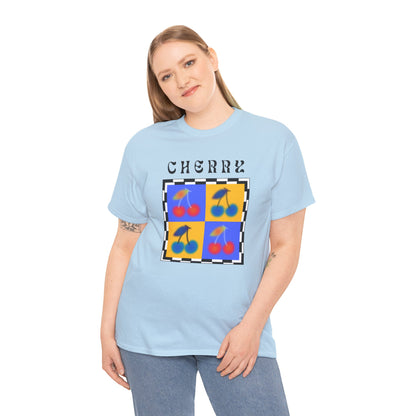 Camiseta de Ajedrez de Cereza, Edición Frutas 