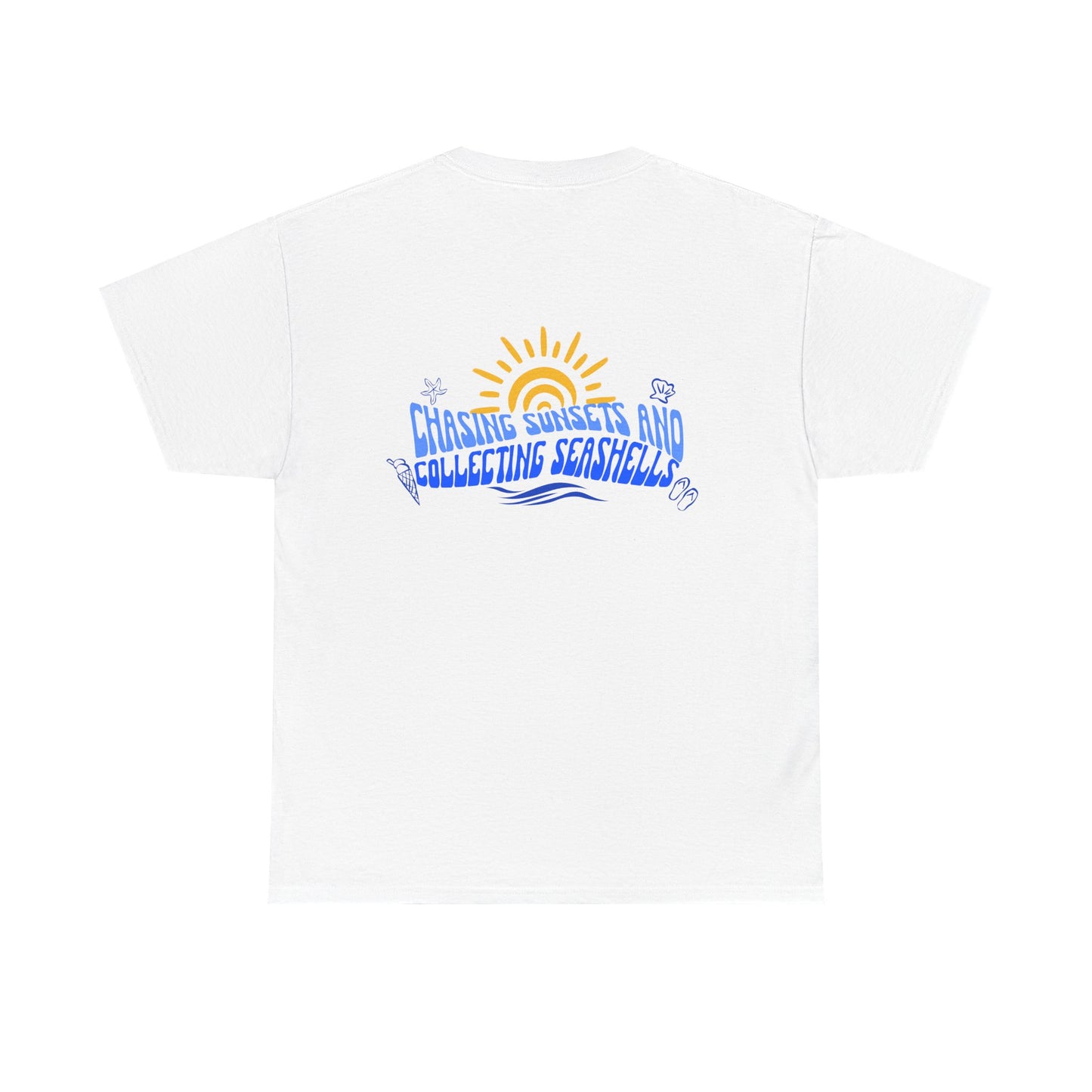 Camiseta playera de algodón Chasing Sunsets 