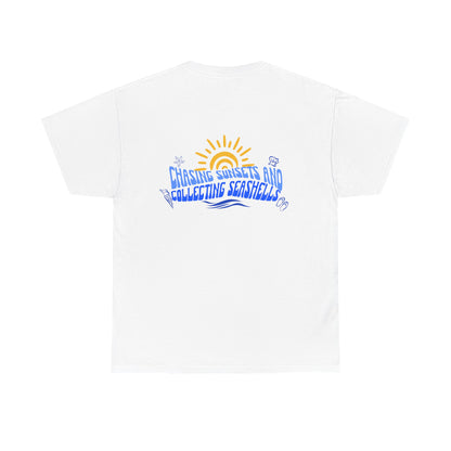 Camiseta playera de algodón Chasing Sunsets 