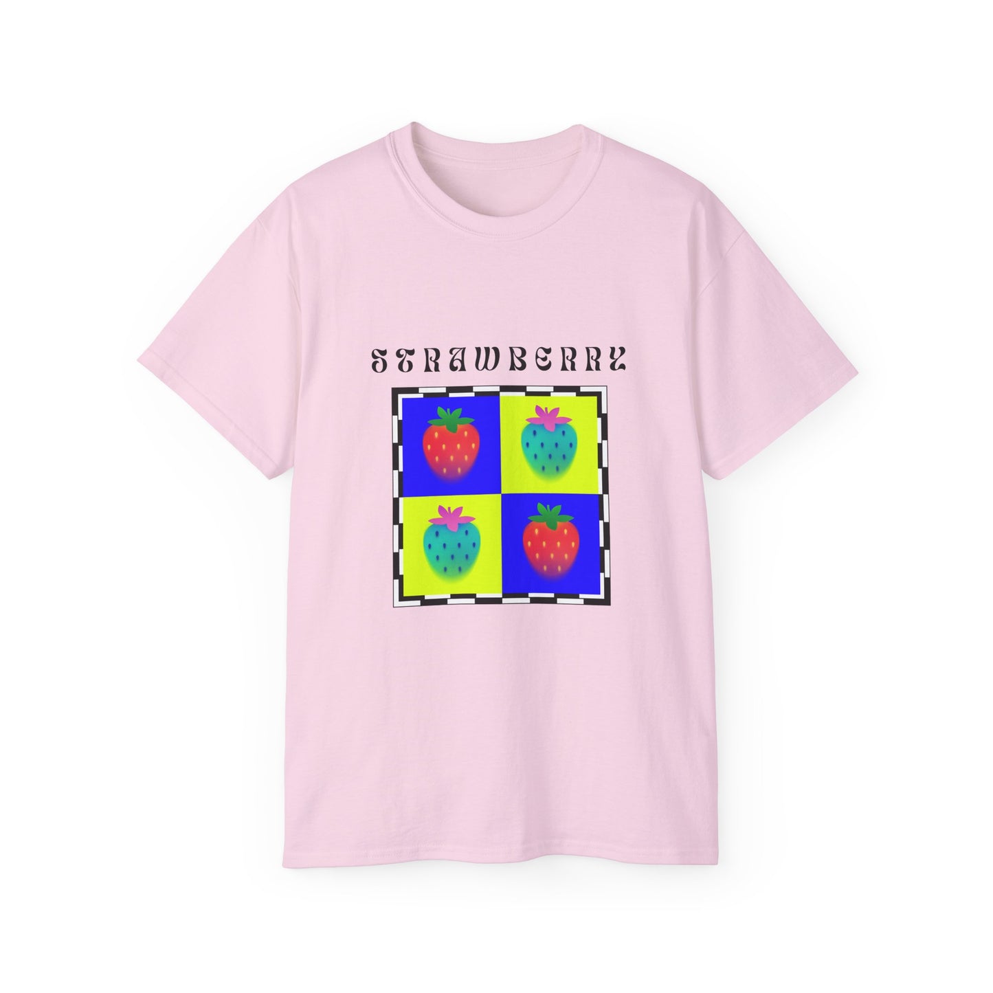 Camiseta de Ajedrez de Fresa, Edición Frutas 