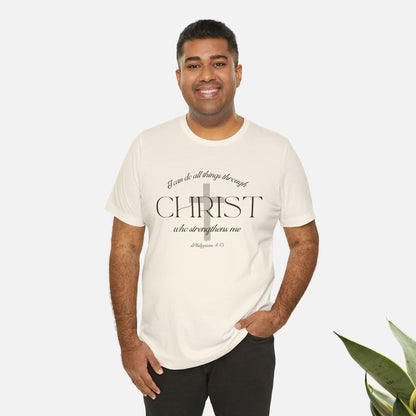 Filipenses 4:13 Camiseta de algodón unisex