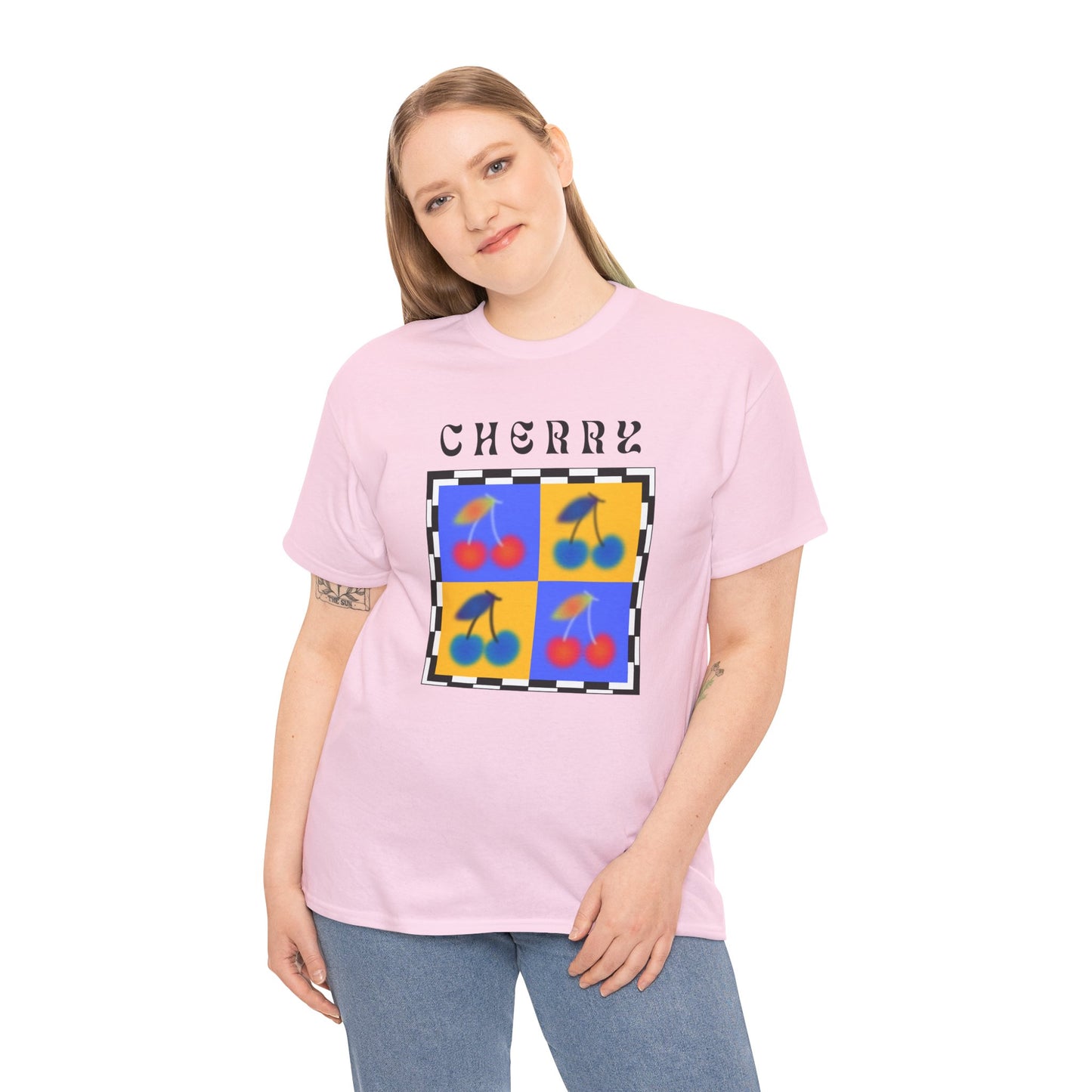 Camiseta de Ajedrez de Cereza, Edición Frutas 