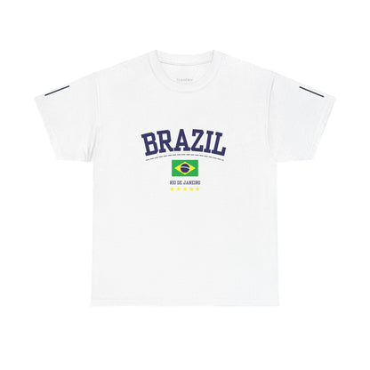 Casual Brazil Vintage Cotton T-shirt