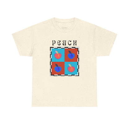 Peach Chess T-shirt, Fruits Edition