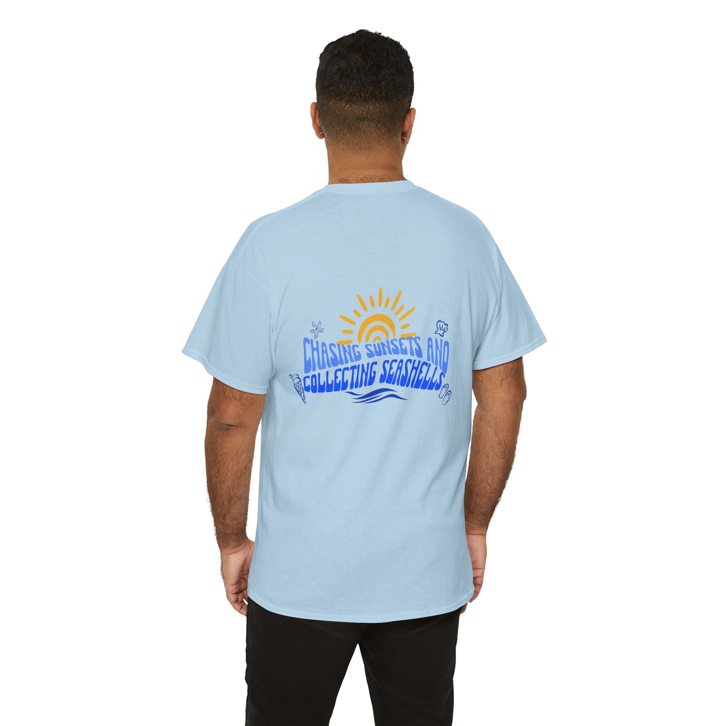Camiseta playera de algodón Chasing Sunsets 