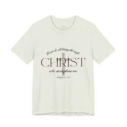 Filipenses 4:13 Camiseta de algodón unisex