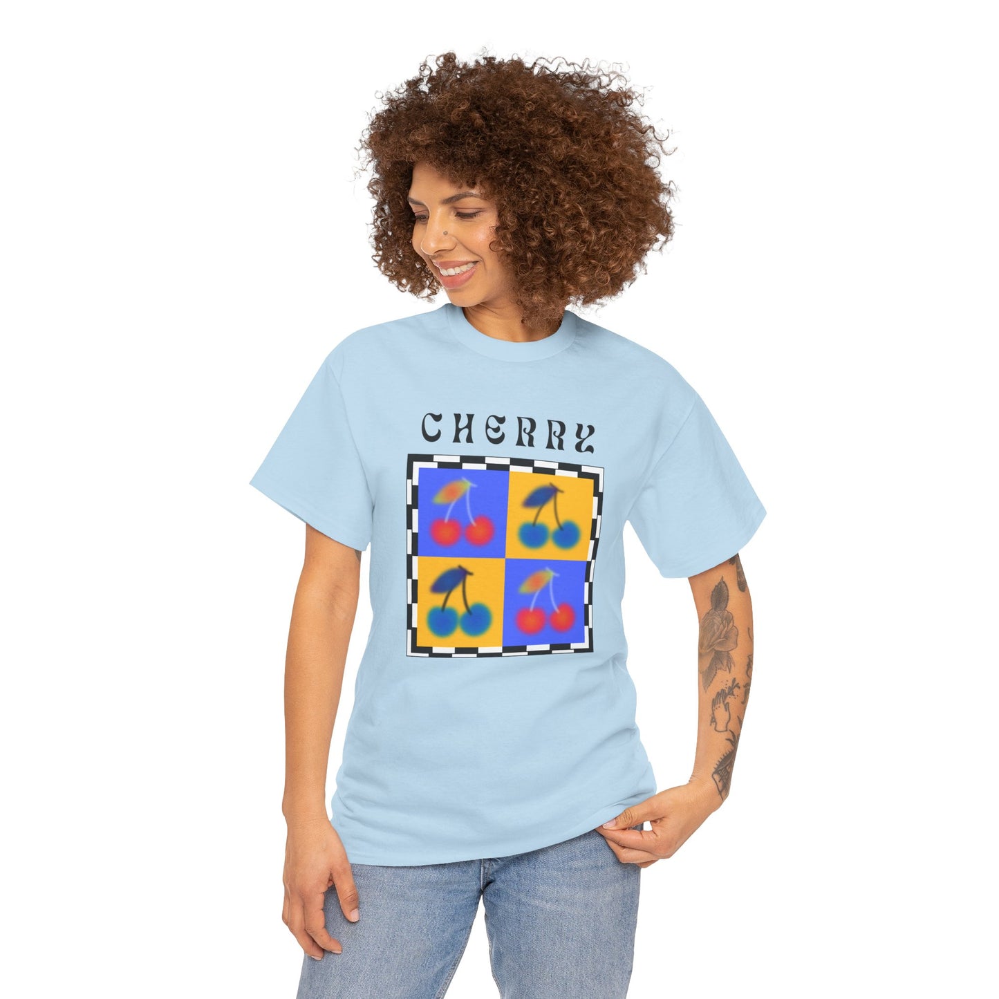 Camiseta de Ajedrez de Cereza, Edición Frutas 