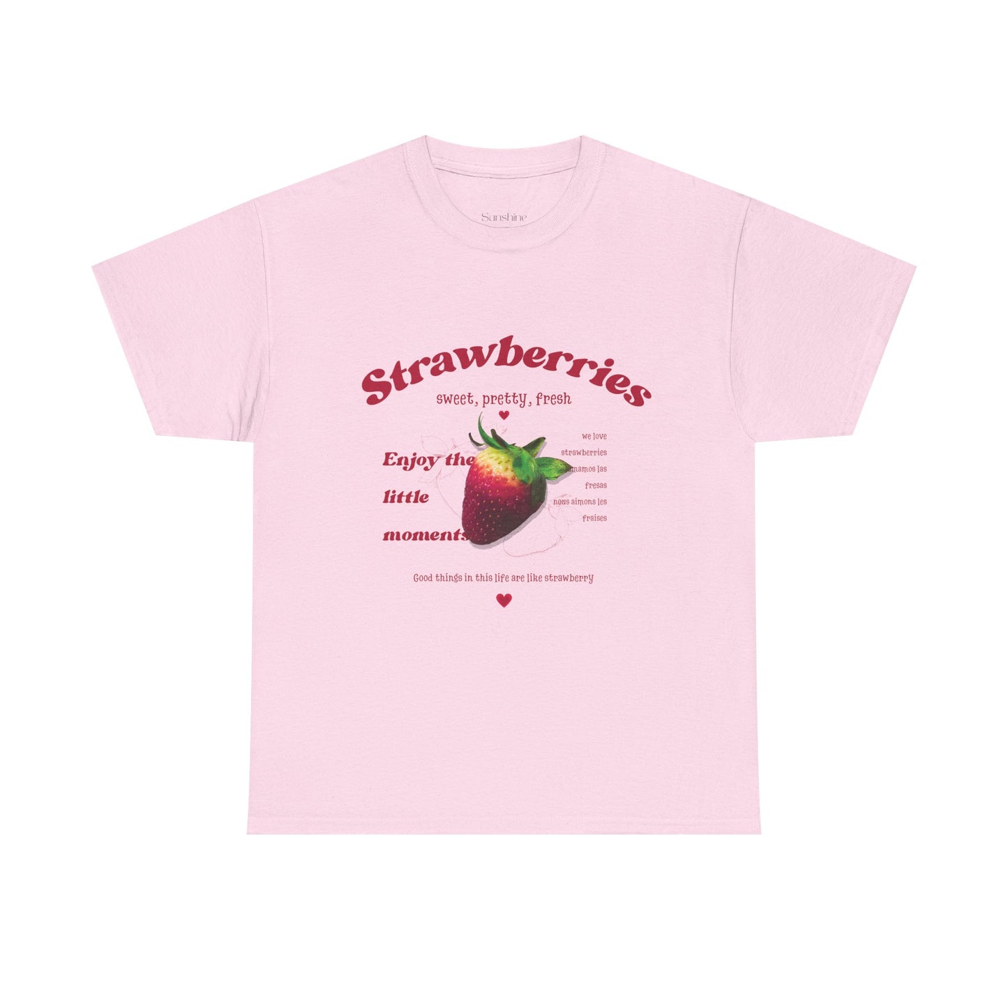 Camiseta de Temporada de Fresas Dulces