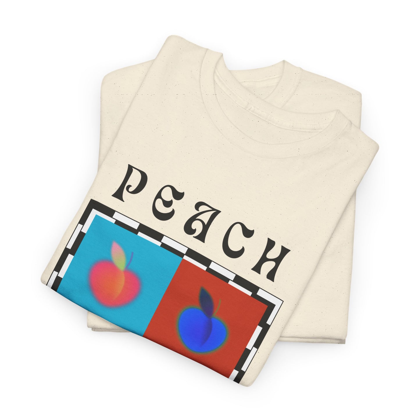 Peach Chess T-shirt, Fruits Edition