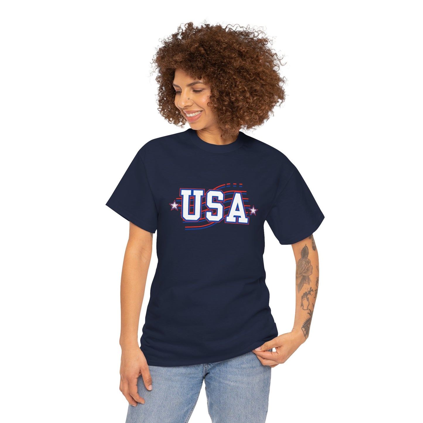 USA Patriotic Cotton T-shirt