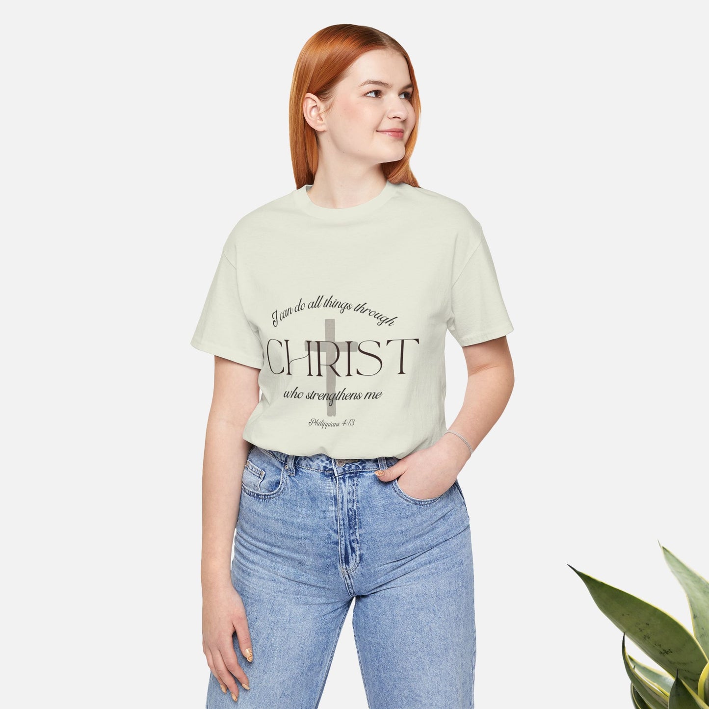 Filipenses 4:13 Camiseta de algodón unisex