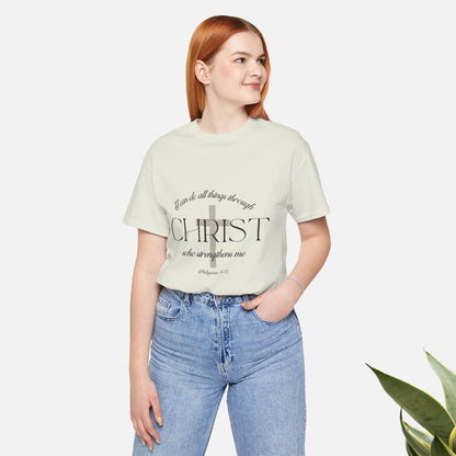 Filipenses 4:13 Camiseta de algodón unisex