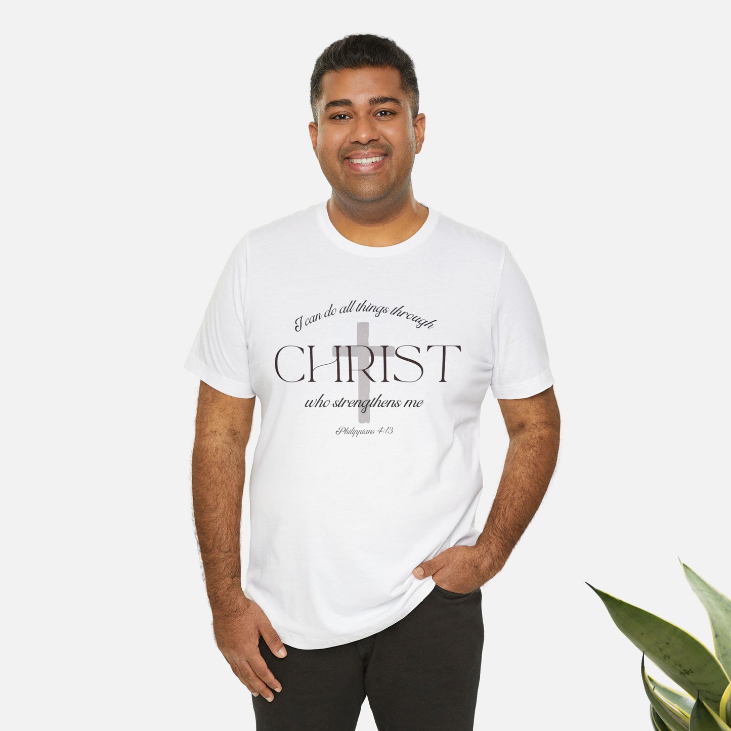 Filipenses 4:13 Camiseta de algodón unisex