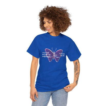 Stronger Than You Think, Motivational Phrase Cotton T-shirt