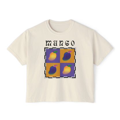 Camiseta Mango Chess Bosy, edición frutas 