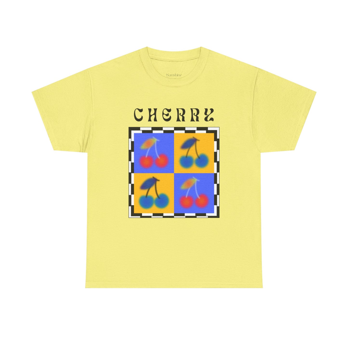 Camiseta de Ajedrez de Cereza, Edición Frutas 