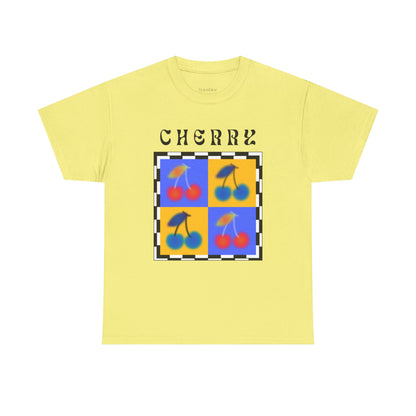 Camiseta de Ajedrez de Cereza, Edición Frutas 