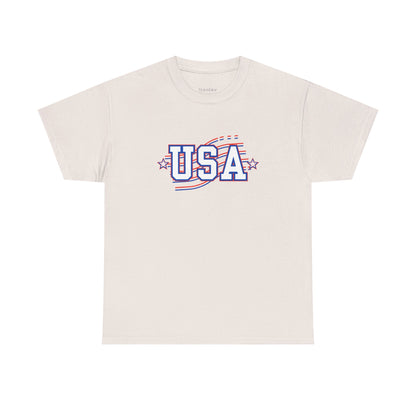 Camiseta de algodón patriótica de EE. UU. 
