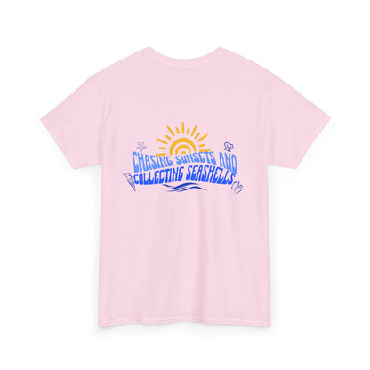 Camiseta playera de algodón Chasing Sunsets 