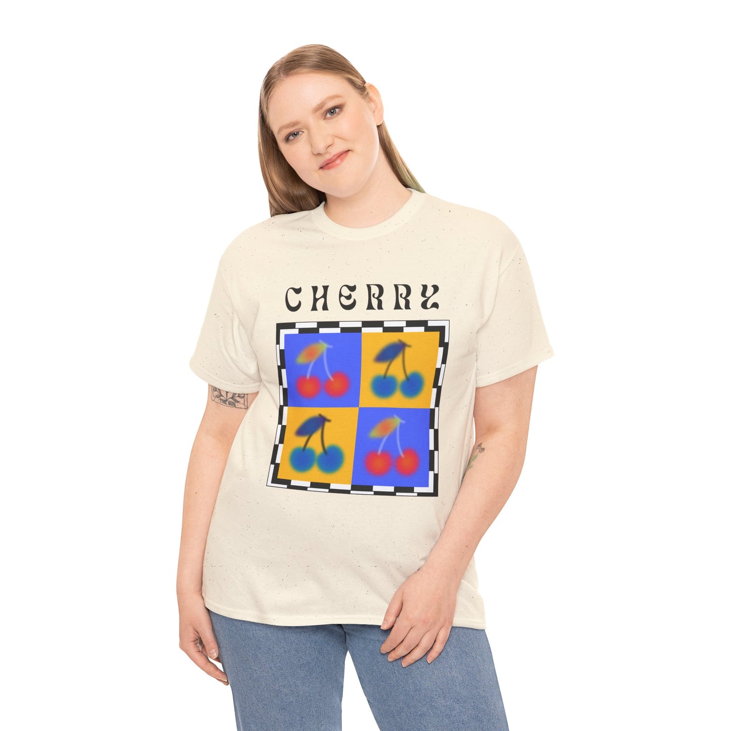 Camiseta de Ajedrez de Cereza, Edición Frutas 