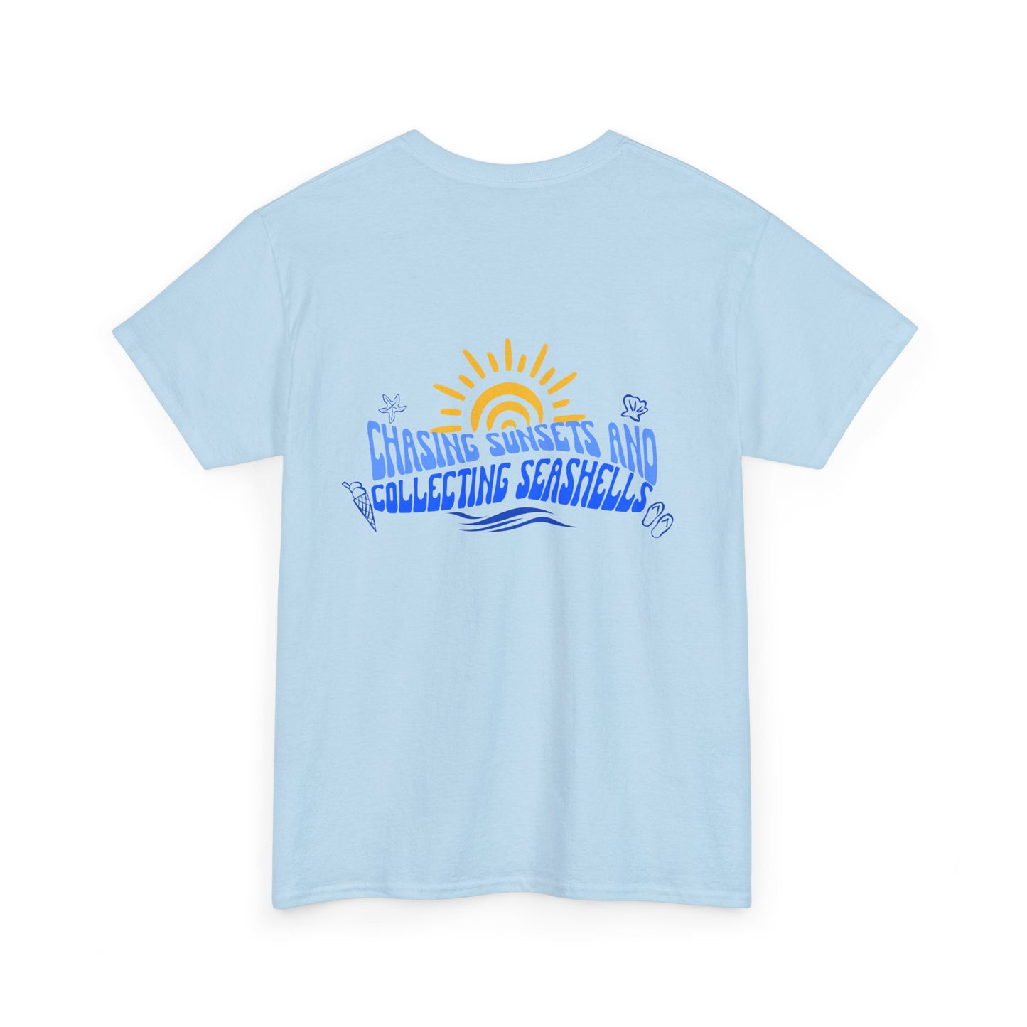 Camiseta playera de algodón Chasing Sunsets 