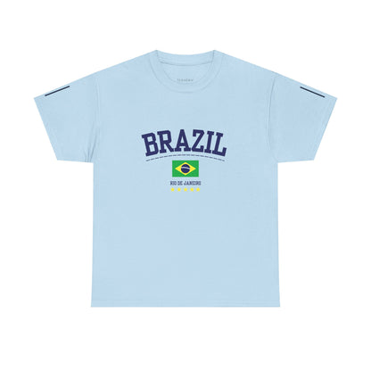 Casual Brazil Vintage Cotton T-shirt