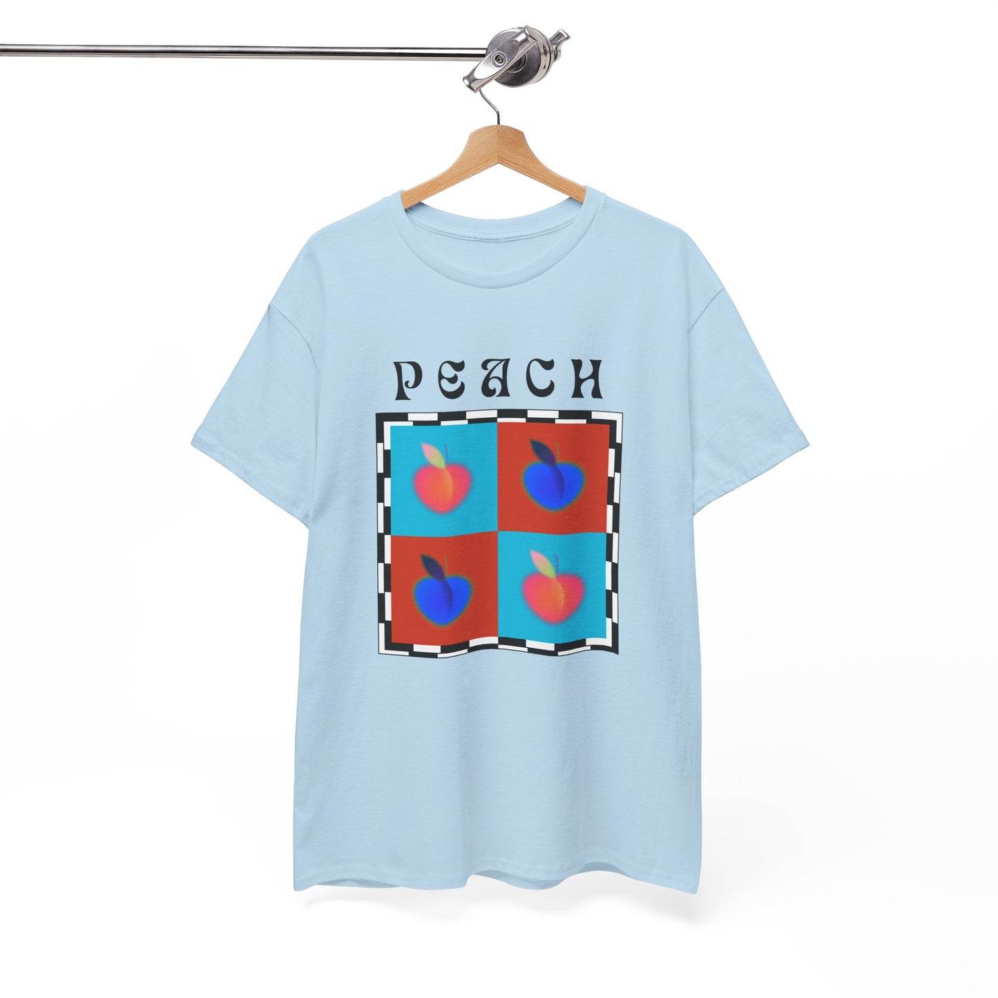 Peach Chess T-shirt, Fruits Edition