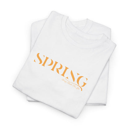 "SPRING" Floral Retro T-shirt