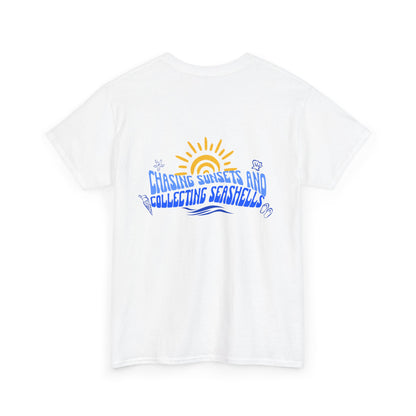 Camiseta playera de algodón Chasing Sunsets 