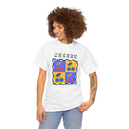 Camiseta de Ajedrez de Cereza, Edición Frutas 