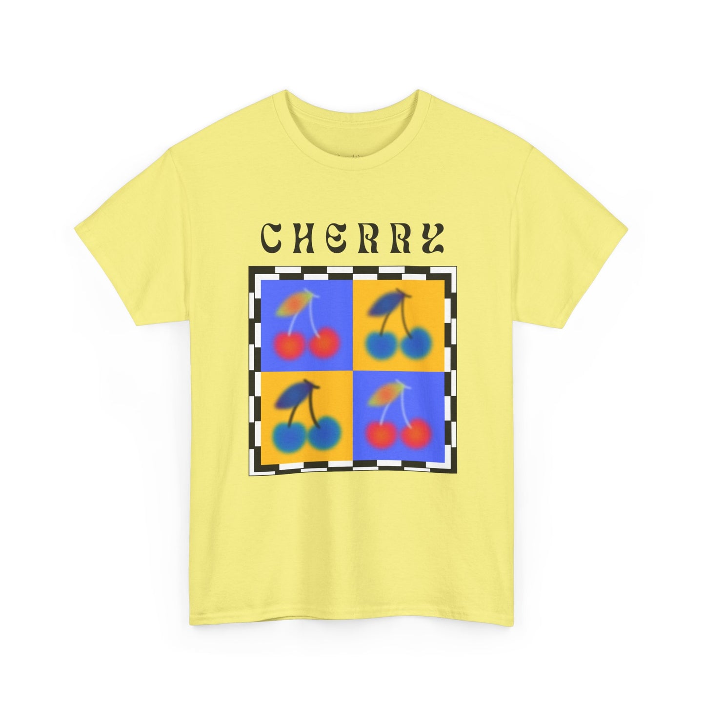 Camiseta de Ajedrez de Cereza, Edición Frutas 