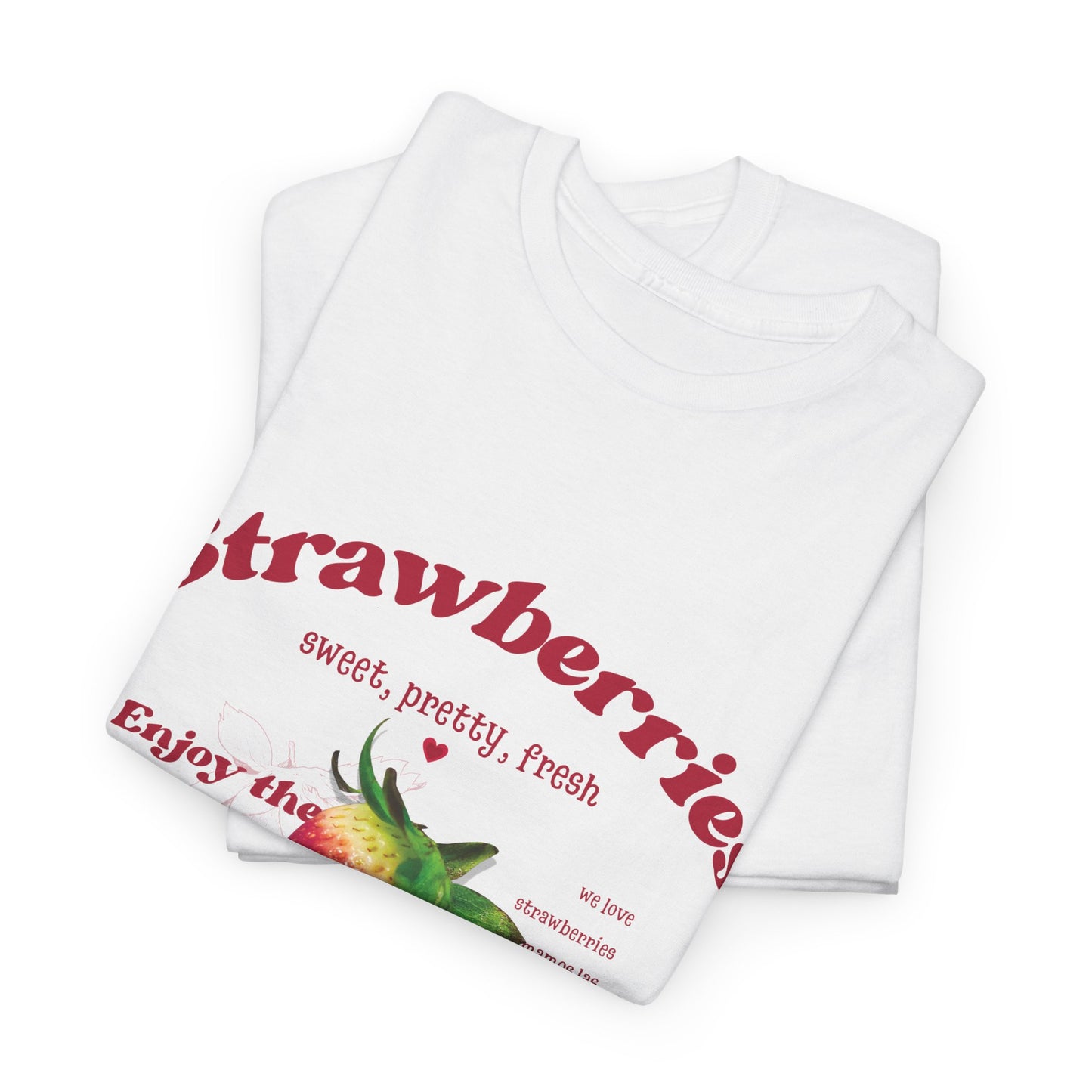 Camiseta de Temporada de Fresas Dulces