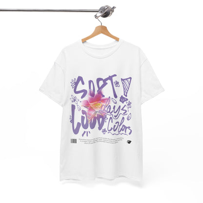 "Soft Days, Loud Colors" Spring Cotton Tee