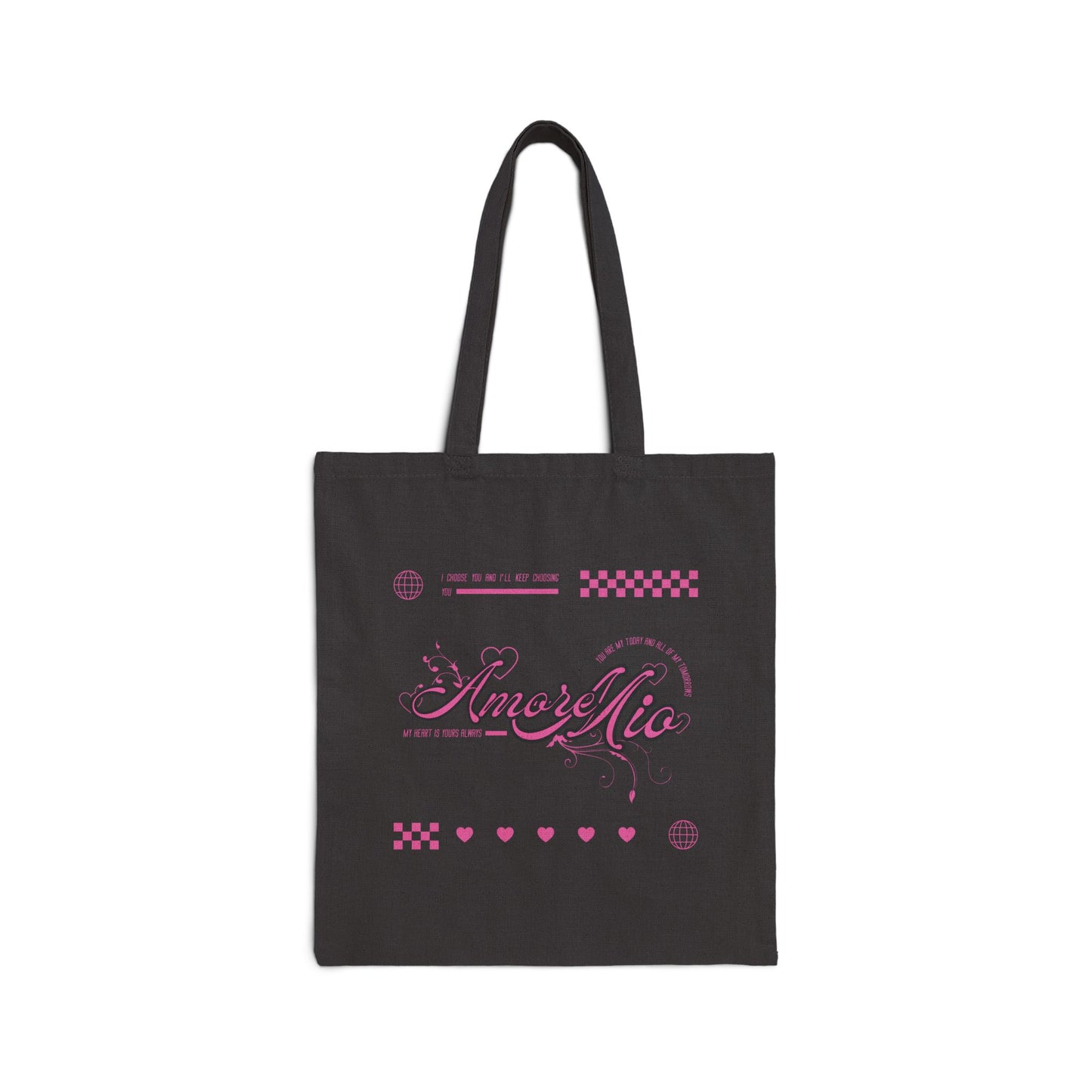Amore Mio Canvas Tote Bag