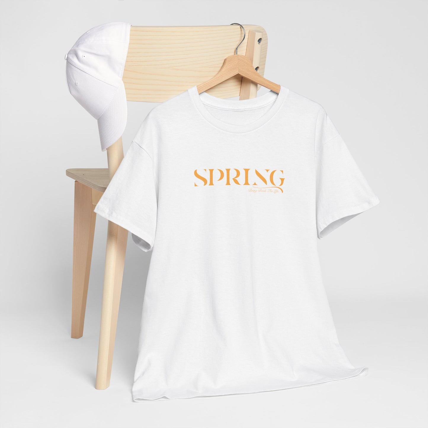 "SPRING" Floral Retro T-shirt