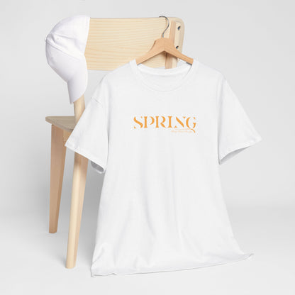 "SPRING" Floral Retro T-shirt