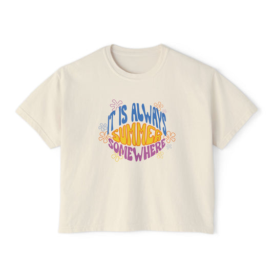Always Summer Somewhere Women's Boxy Tee