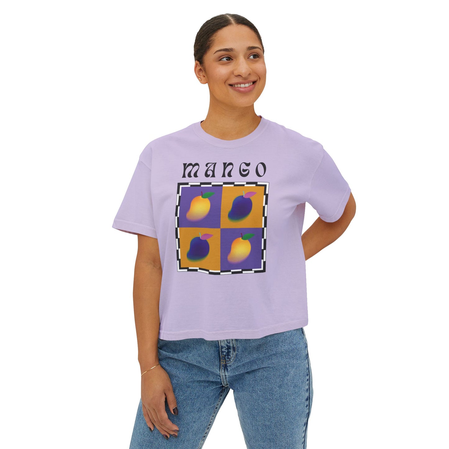 Camiseta Mango Chess Bosy, edición frutas 