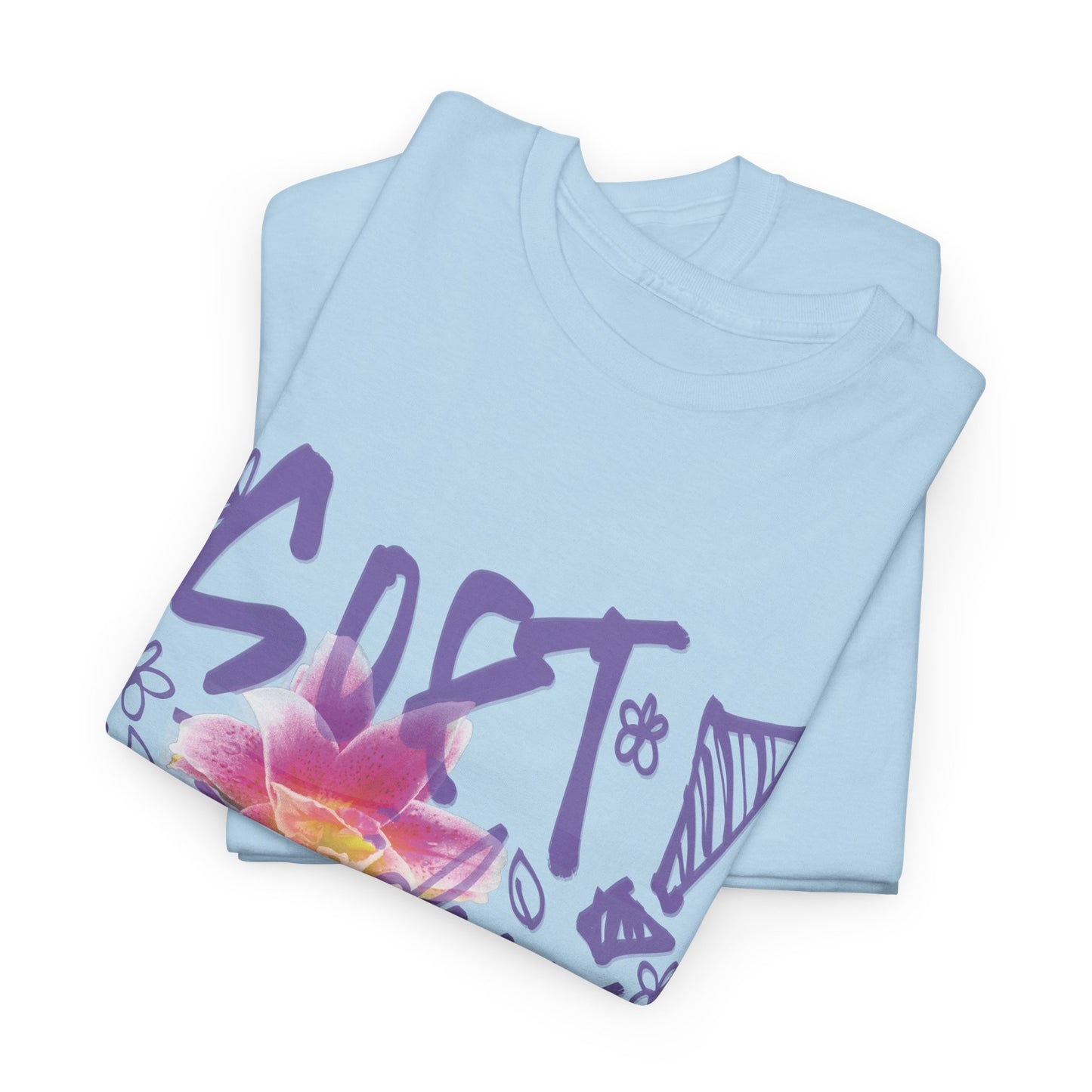 "Soft Days, Loud Colors" Spring Cotton Tee