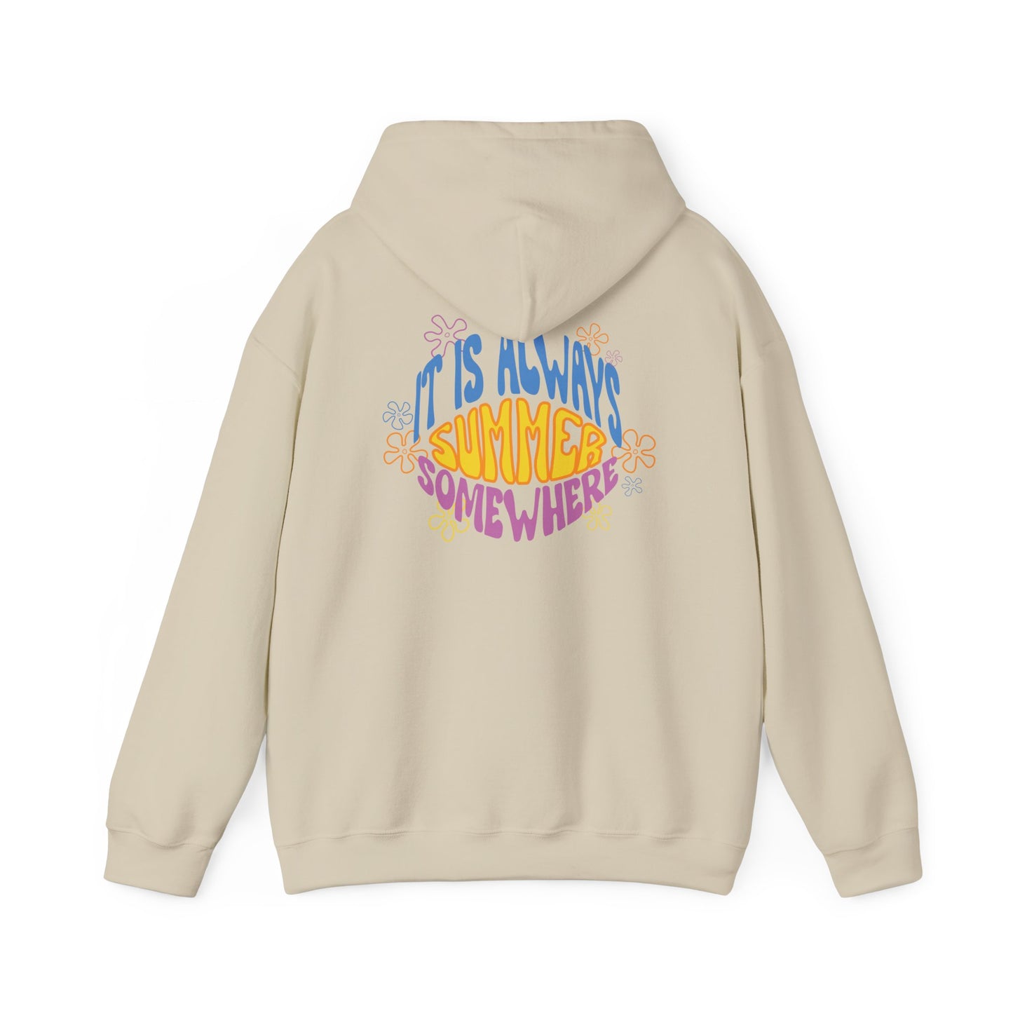 Sudadera con capucha colorida de verano 
