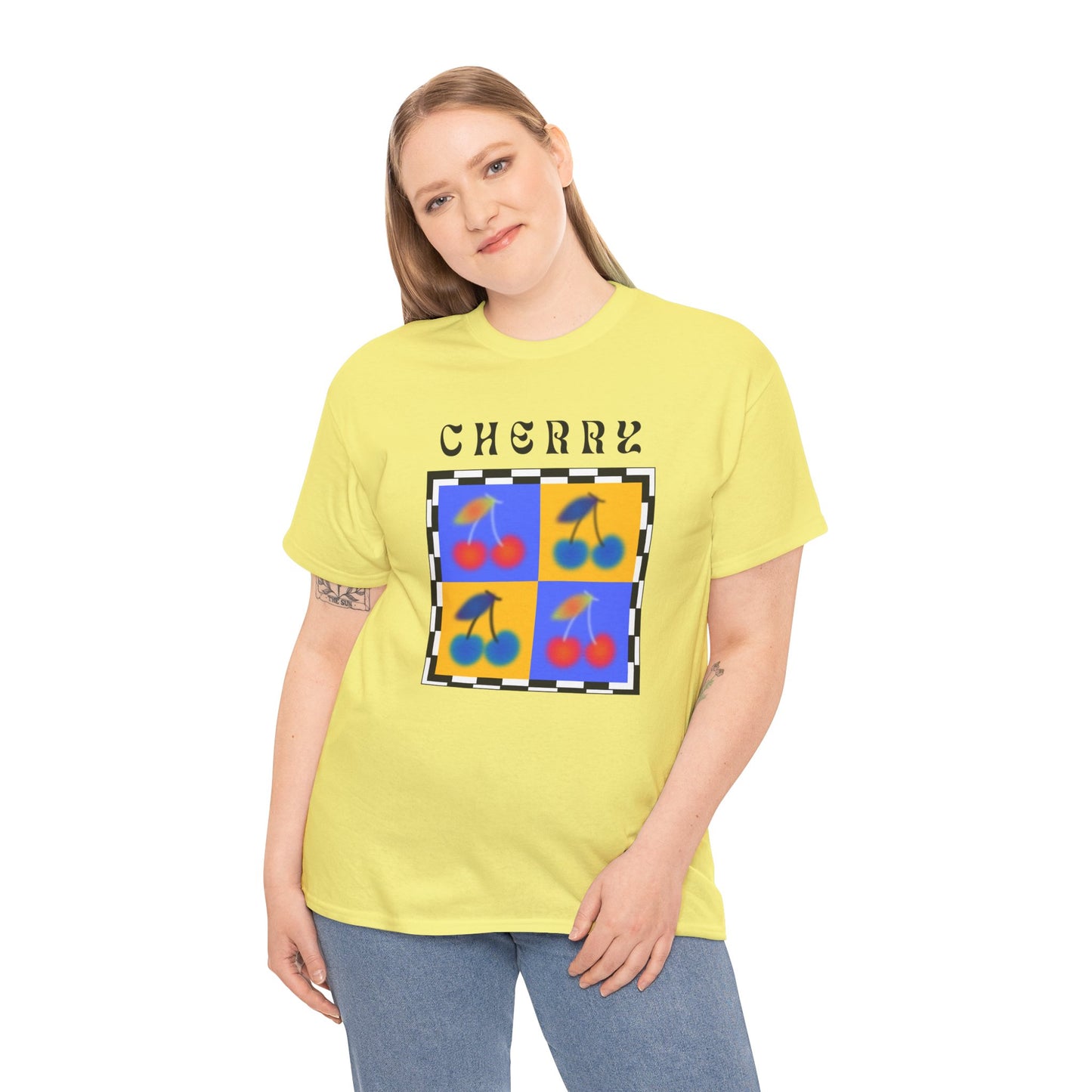 Camiseta de Ajedrez de Cereza, Edición Frutas 