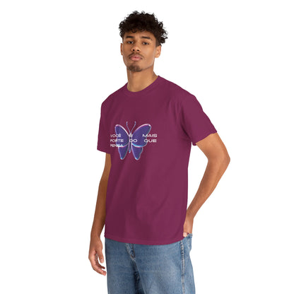 Stronger Than You Think, Motivational Phrase Cotton T-shirt