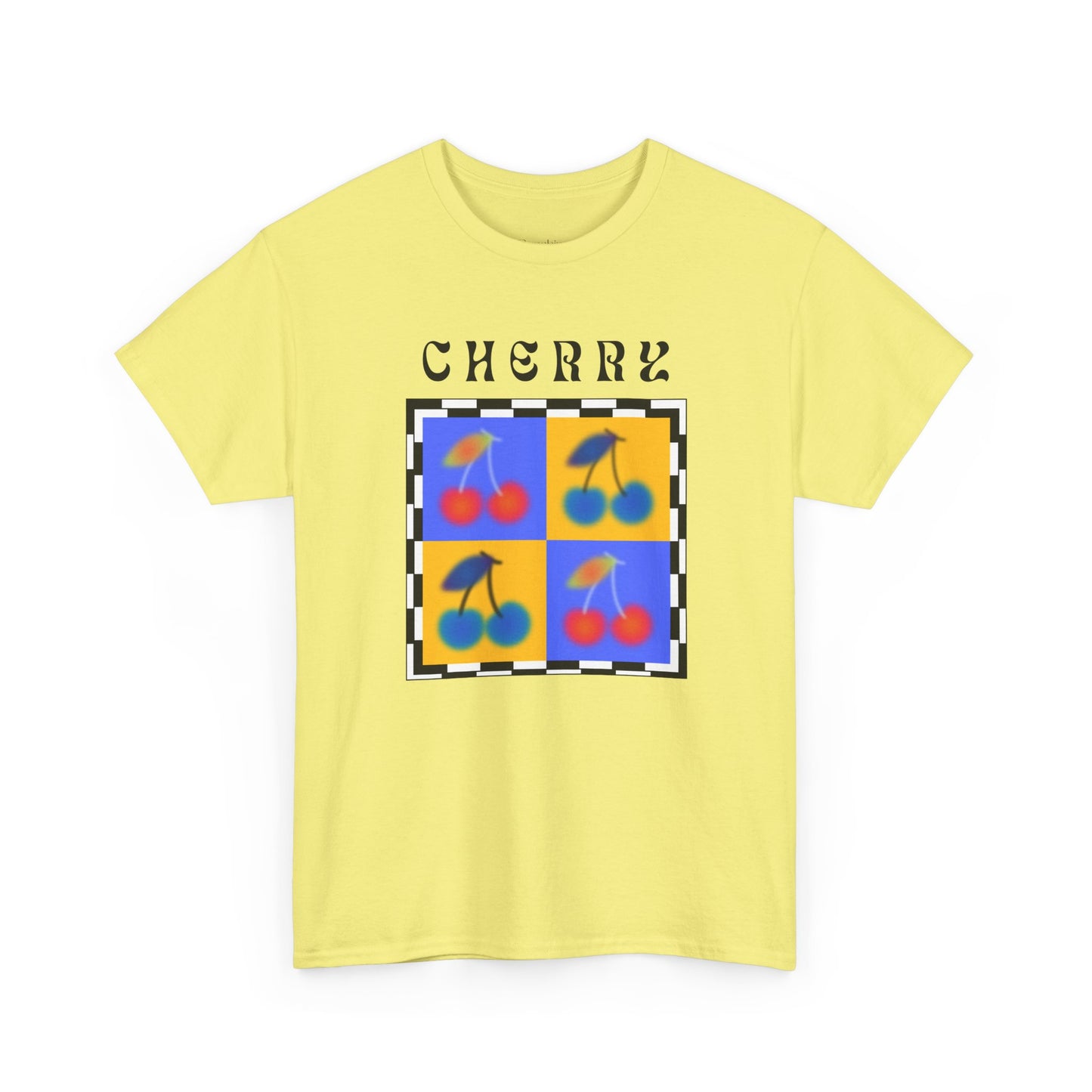 Camiseta de Ajedrez de Cereza, Edición Frutas 