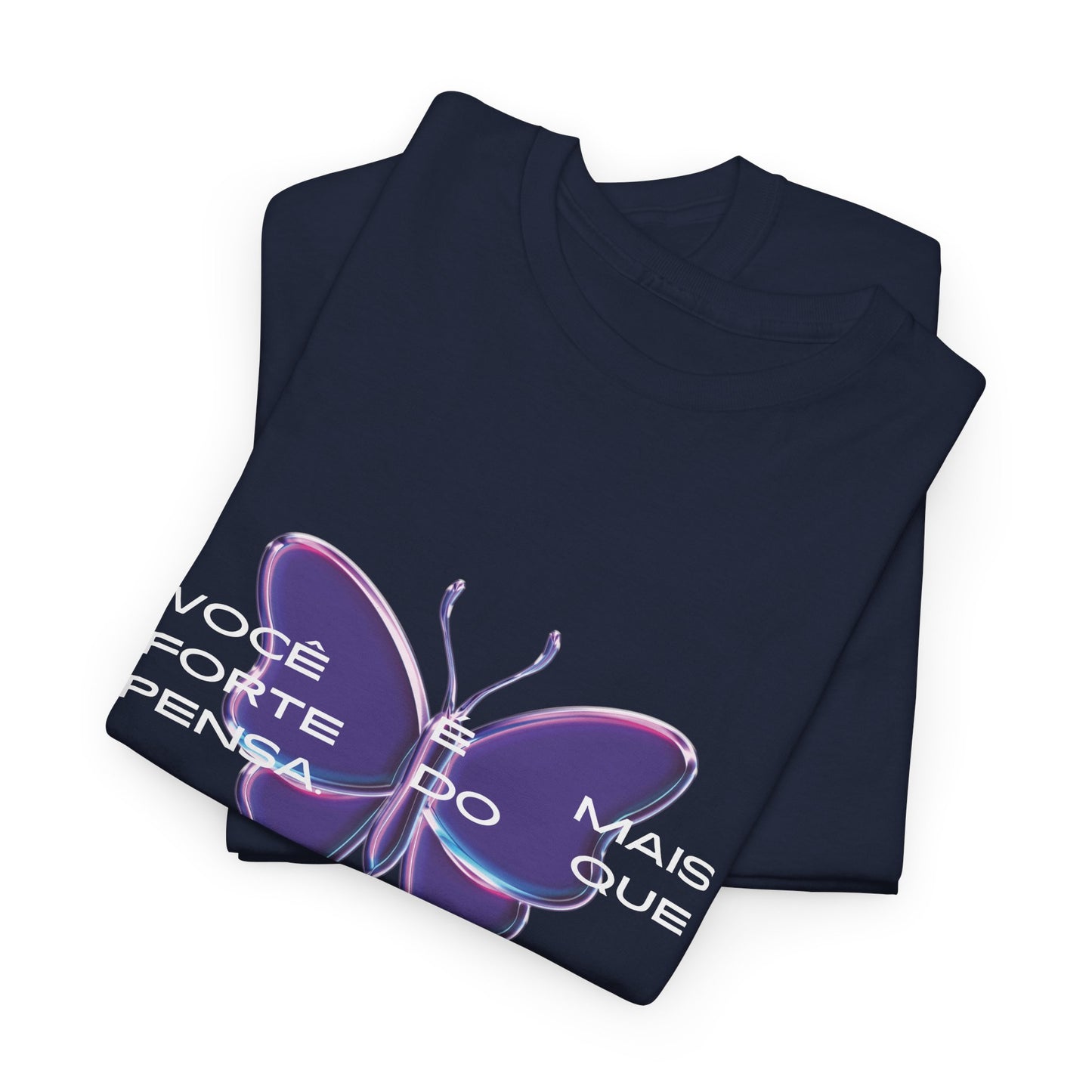 Stronger Than You Think, Motivational Phrase Cotton T-shirt