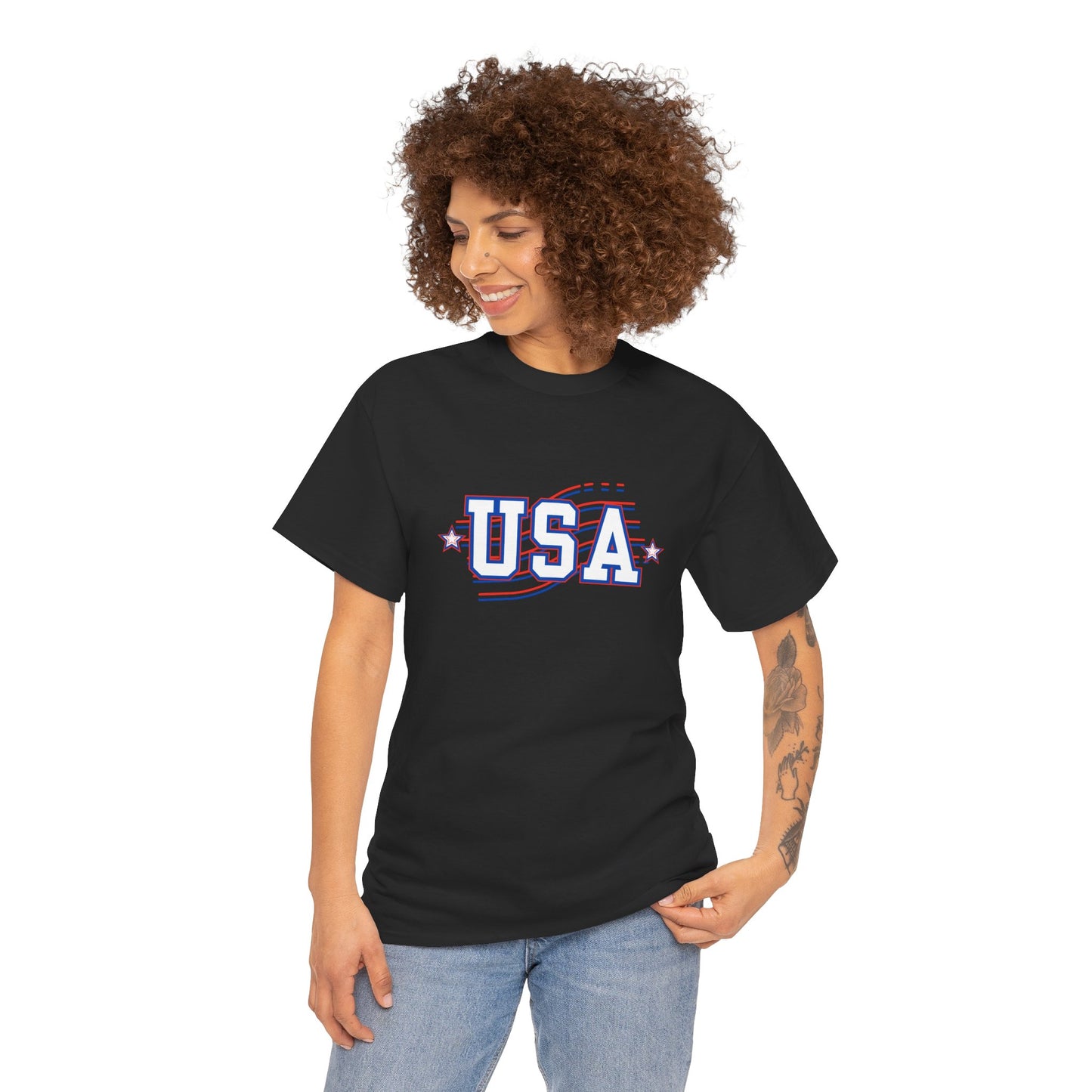 USA Patriotic Cotton T-shirt
