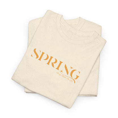 "SPRING" Floral Retro T-shirt