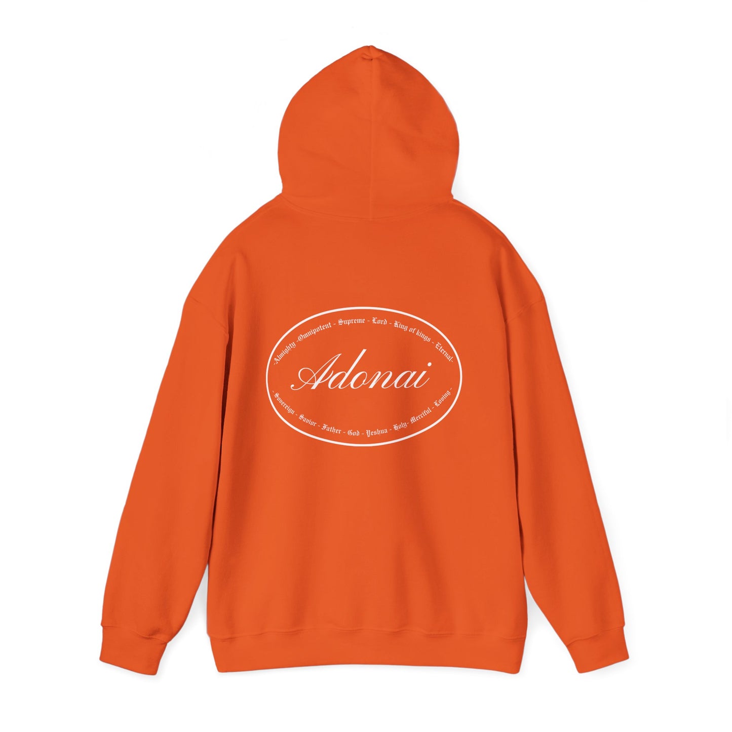 Sudadera con capucha acogedora basada en la fe de Adonai