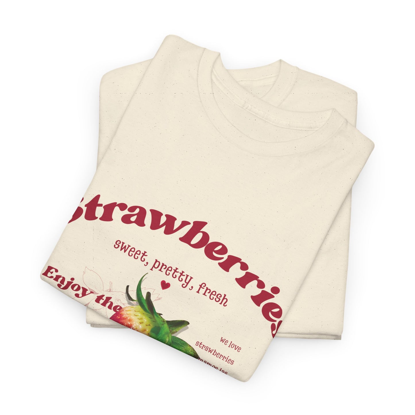 Camiseta de Temporada de Fresas Dulces